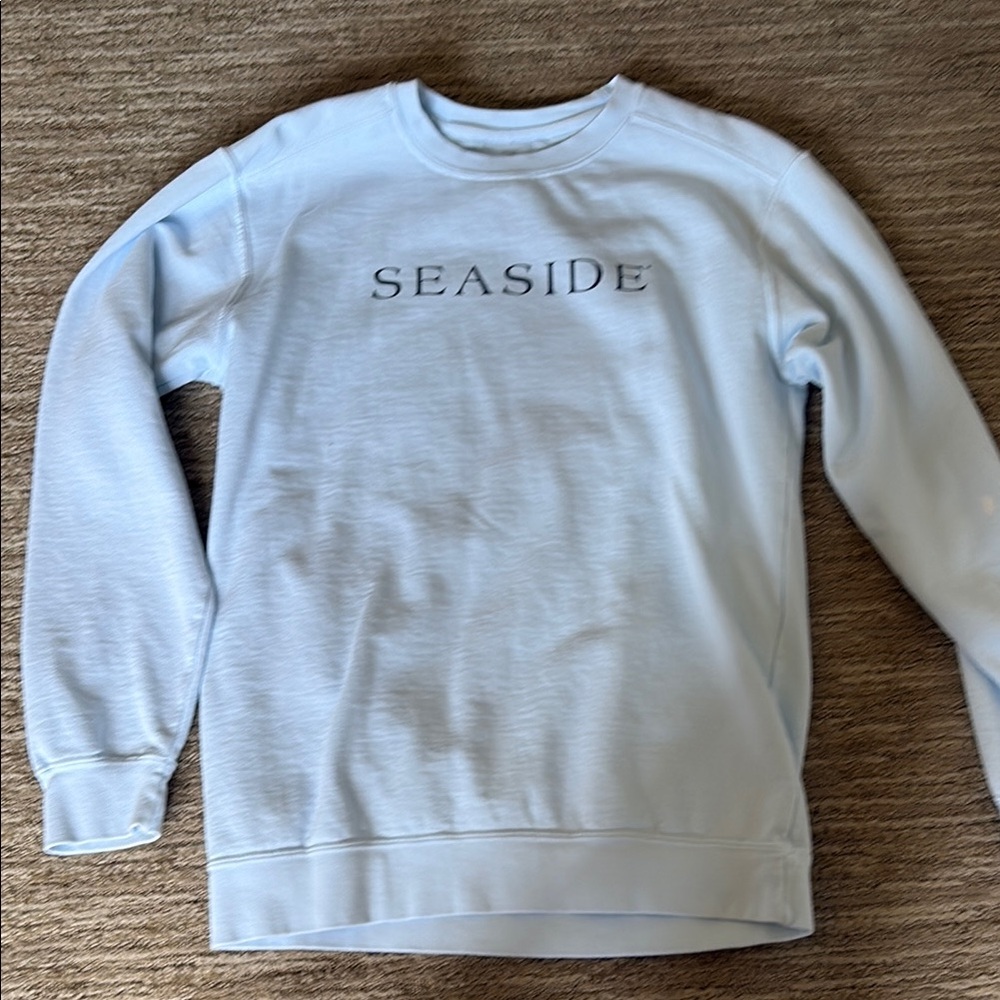Light Blue seaside sweatshirt S
